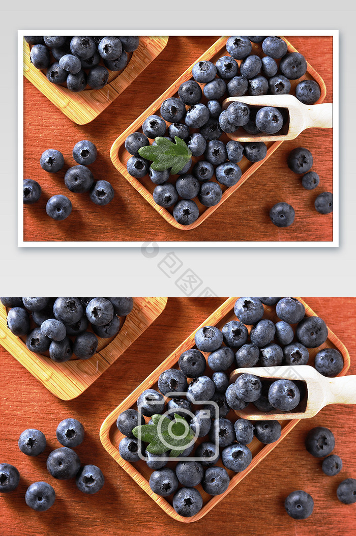 新鲜蓝莓产品海报广告封面