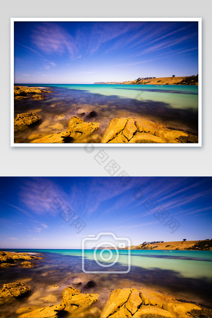 塔斯马尼亚船舶湾沙滩自然风光摄影图片图片