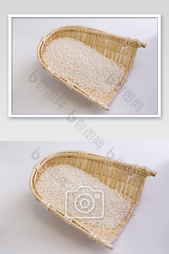 端午节簸箕里面的糯米江米图片图片