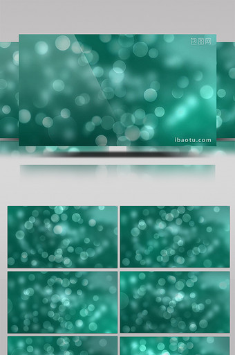 唯美绿色粒子斑点闪烁背景动态背景视频图片