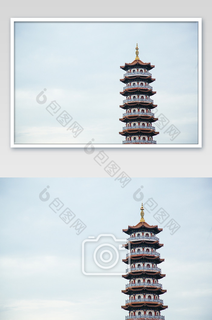 传统古建筑塔建筑摄影图图片图片