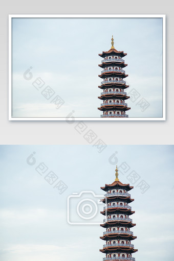 传统古建筑塔建筑摄影图图片