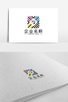 简约创意铅笔字母LOGO