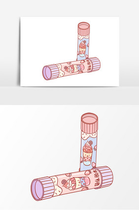 固体胶卡通形象元素