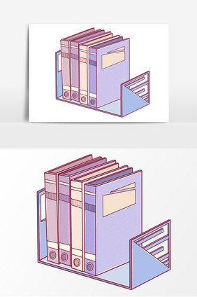 文件夹手绘卡通元素图案