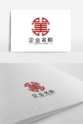 简约古朴美字创意LOGO