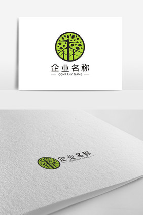 简约创意字体森字LOGO