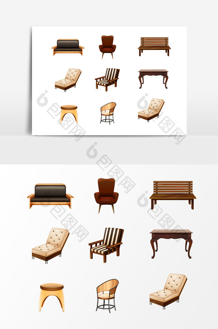 家具沙发桌椅设计素材
