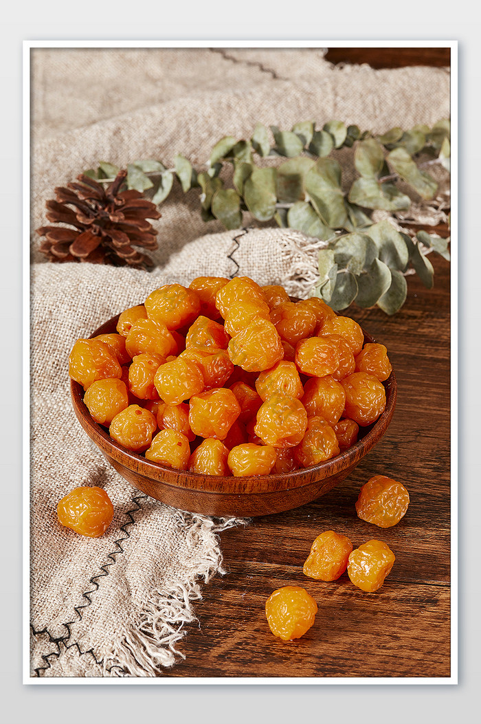 珍珠梅蜜饯场景图零食果干美食摄影图片图片