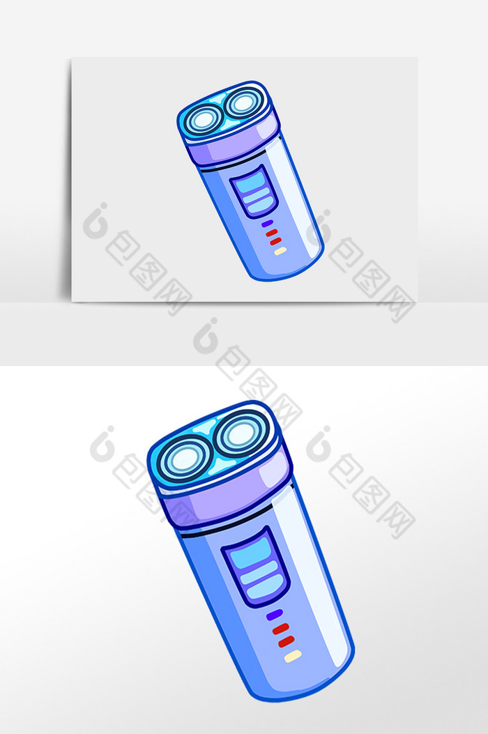 父亲节用品剃须刀插画图片图片