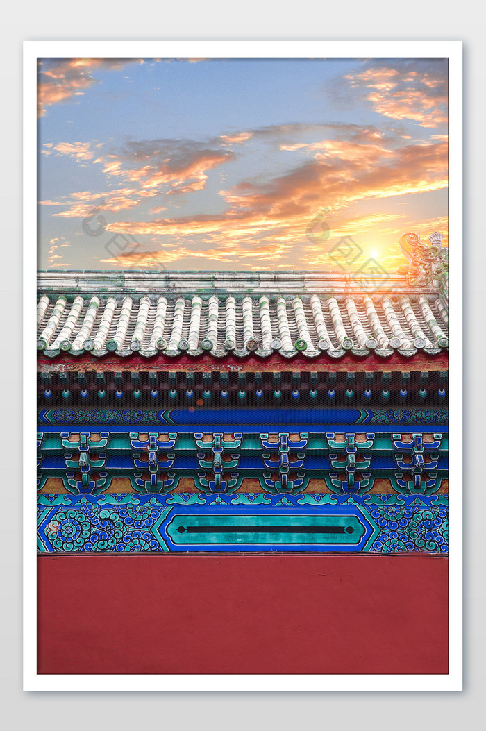 北京天坛公园遗址摄影图