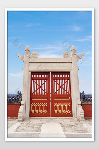 北京的天坛公园遗址摄影图图片