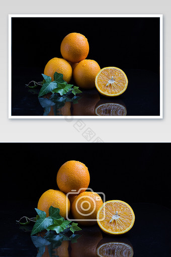 暗调氛围新鲜新鲜橙子橙汁摄影图片