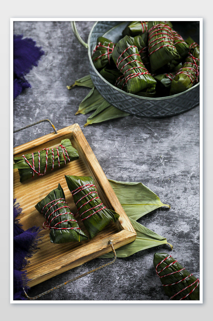 端午节粽子照片背景图片