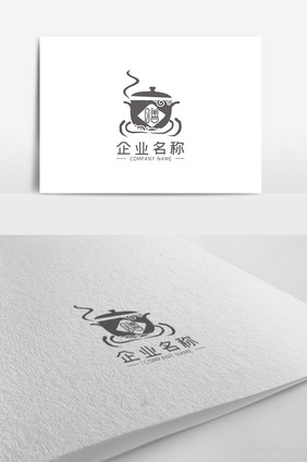 简约古朴餐饮膳字LOGO