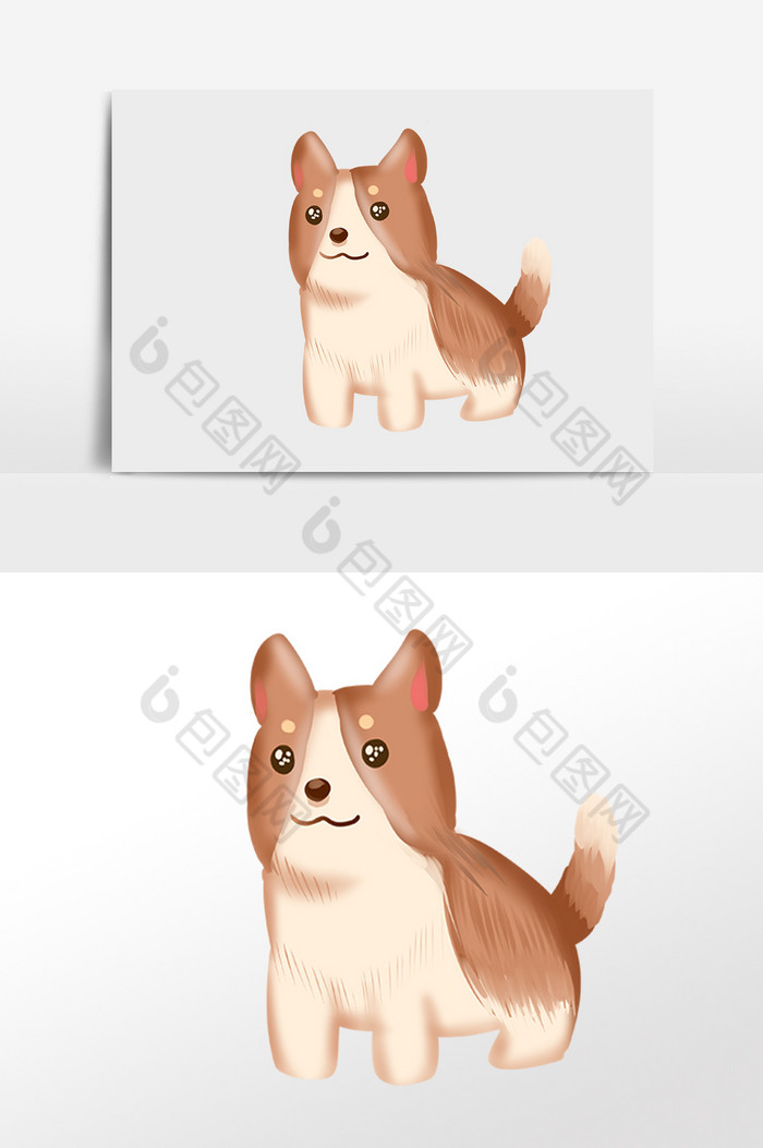 小动物小狗插画图片图片