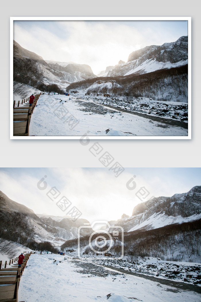 长白山冬季雪景图片图片