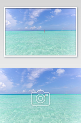 马尔代夫水上运动摄影图