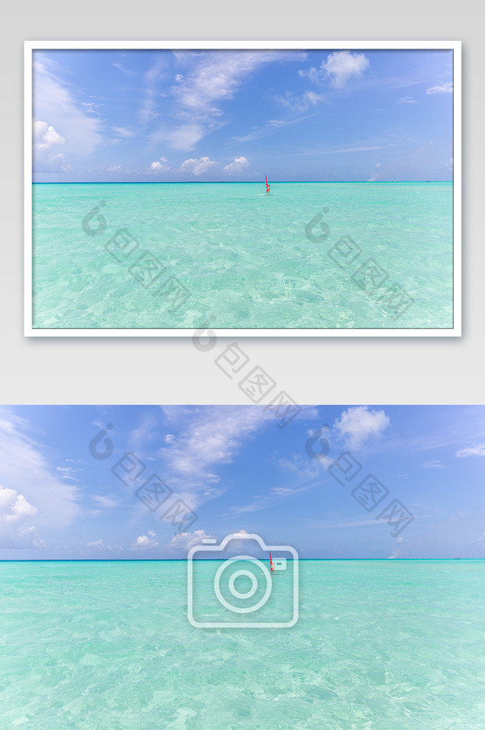 马尔代夫水上运动摄影图