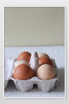 农家鸡蛋洋鸡蛋盒装鸡蛋图