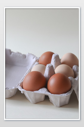 农家鸡蛋洋鸡蛋盒装对比图