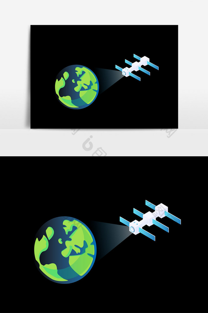 25d地球人造卫星工作图片