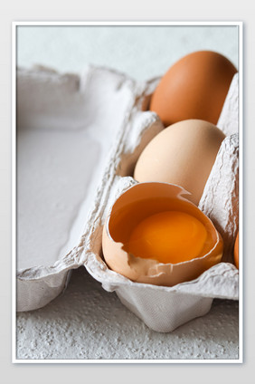 农家鸡蛋洋鸡蛋打蛋特写