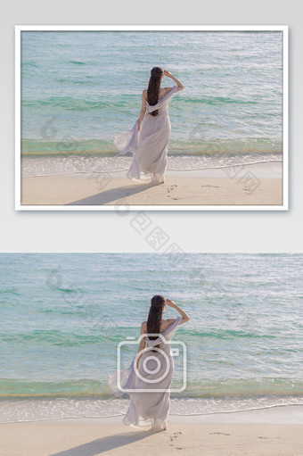浪漫唯美海岛海滩摄影图片