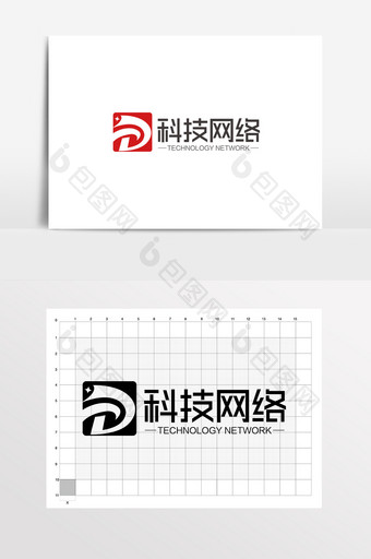 科技网络G字母LOGO标志图片