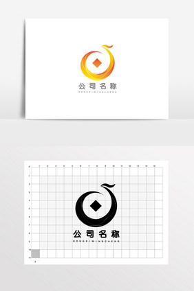 中国风金融logo标志