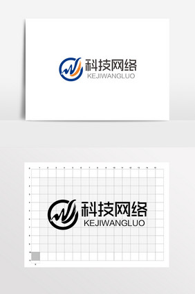 科技高端大气简洁LOGO标志