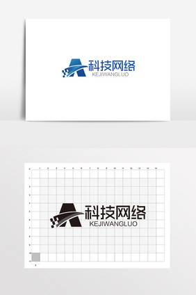 简约大气科技LOGO标志