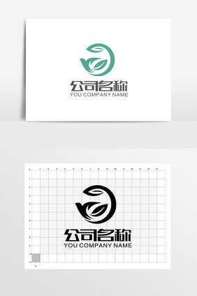 简约大气茶叶LOGO标志