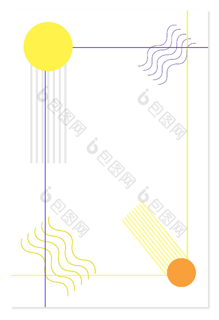 简约几何线框背景