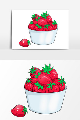 草莓图案图片