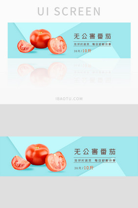 蔬菜水果促销活动banner