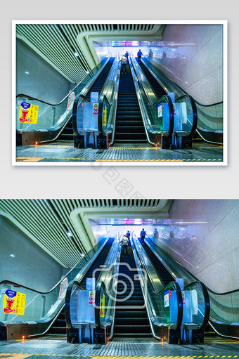 自动电梯整齐城市配套高清图图片