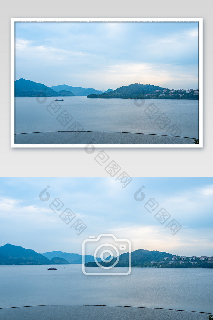 千岛湖旅行大水库水面高清摄影图