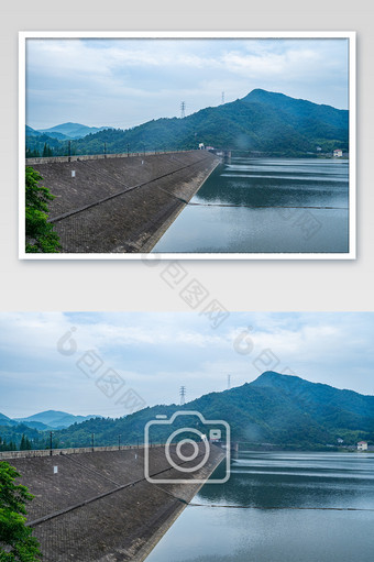 千岛湖旅行湖面山水高清摄影图图片