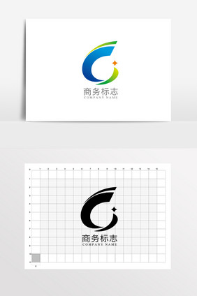 简约大气商务科技LOGO