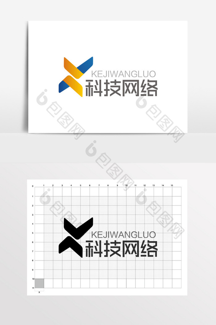 科技网络创意LOGO