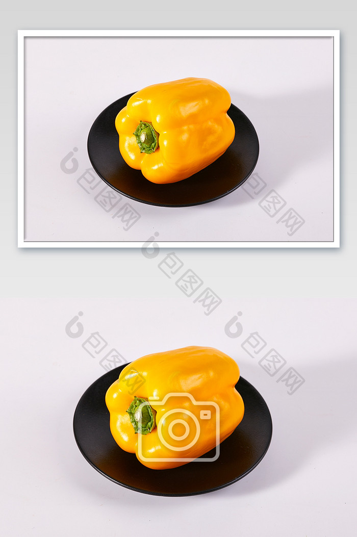 黄色彩椒蔬菜新鲜美食摄影图片