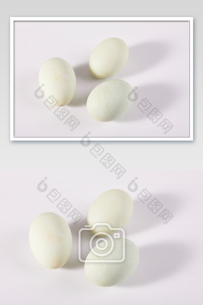 白色鸭蛋白底图熟食美食摄影图片