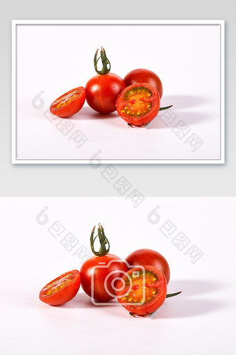 红色纯枝糖果番茄水果新鲜美食摄影图片