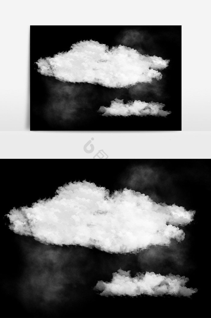 白云写实云朵免抠云彩图片