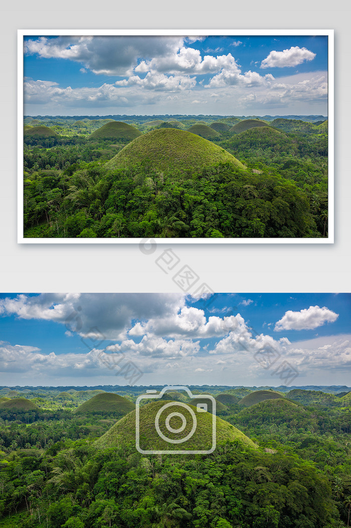 菲律宾薄荷岛巧克力山摄影图片图片