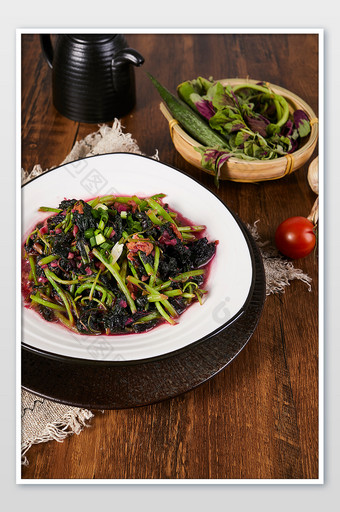 绿色红米苋蔬菜新鲜场景桌布美食摄影图片
