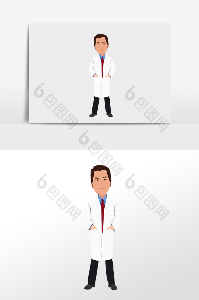 行业人员医疗外科医生插画图片图片