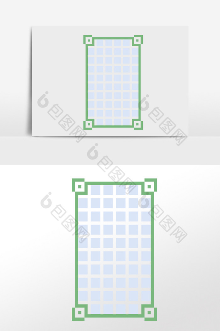 像素方格装饰边框插画图片图片