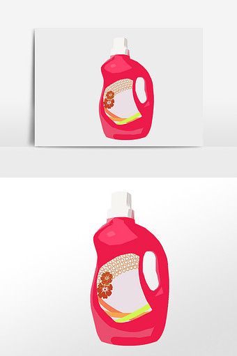 洗衣液瓶子怎么画画图片